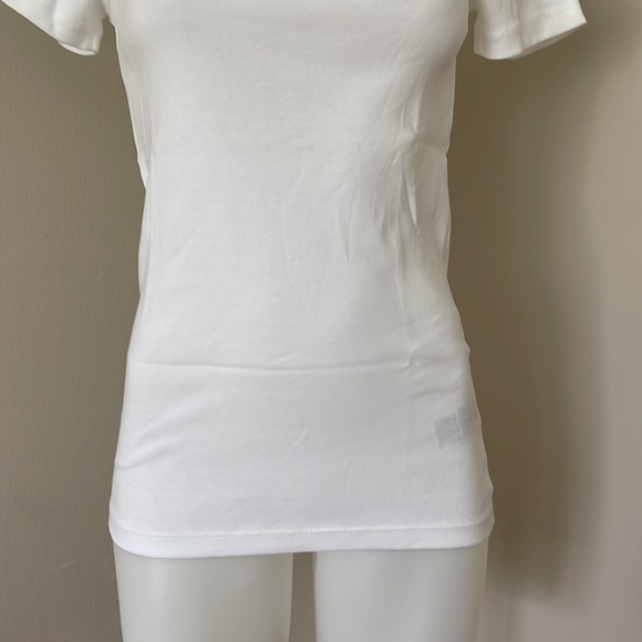 (NWT) J. Crew Perfect Fit 100% Cotton White Tee, Small - Picture 7 of 16